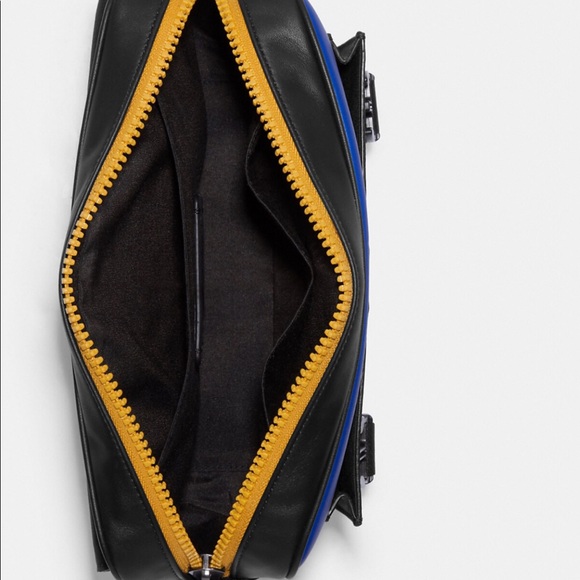 Coach Track Crossbody In Colorblock Signature Canvas - Picture 6 of 9